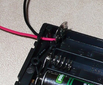 Rewire the Battery Holder