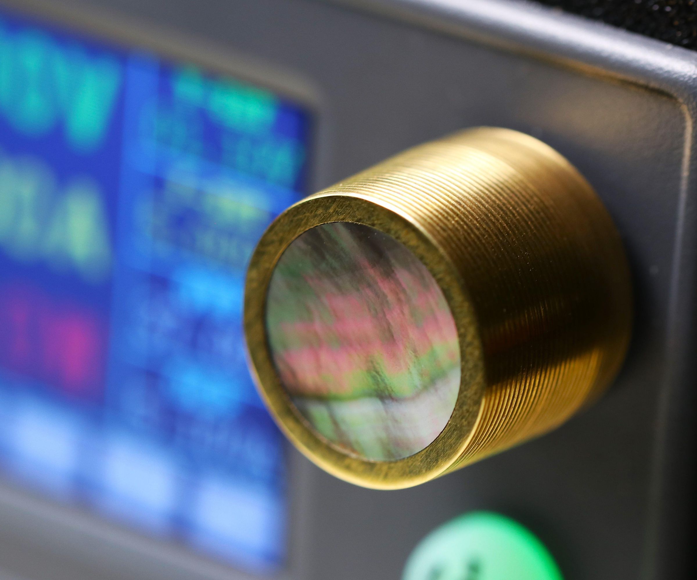 Machined Brass and Pearl Knob