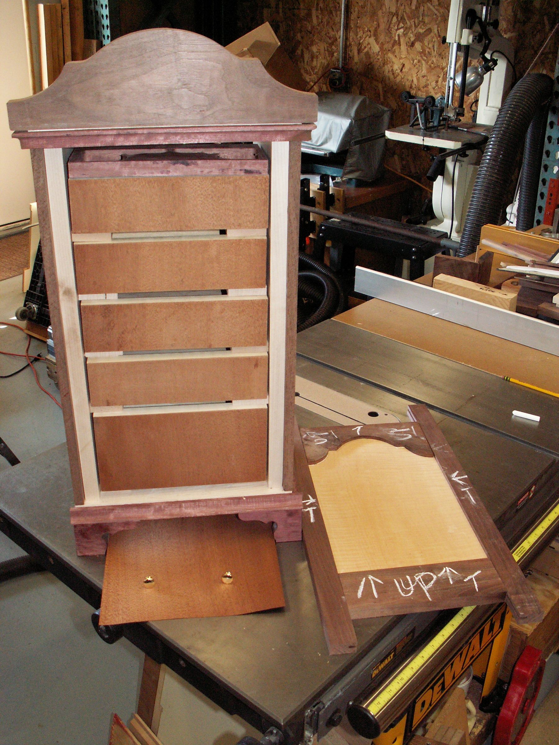 18th Century Spice Cabinet by 21st Century Woodworking
