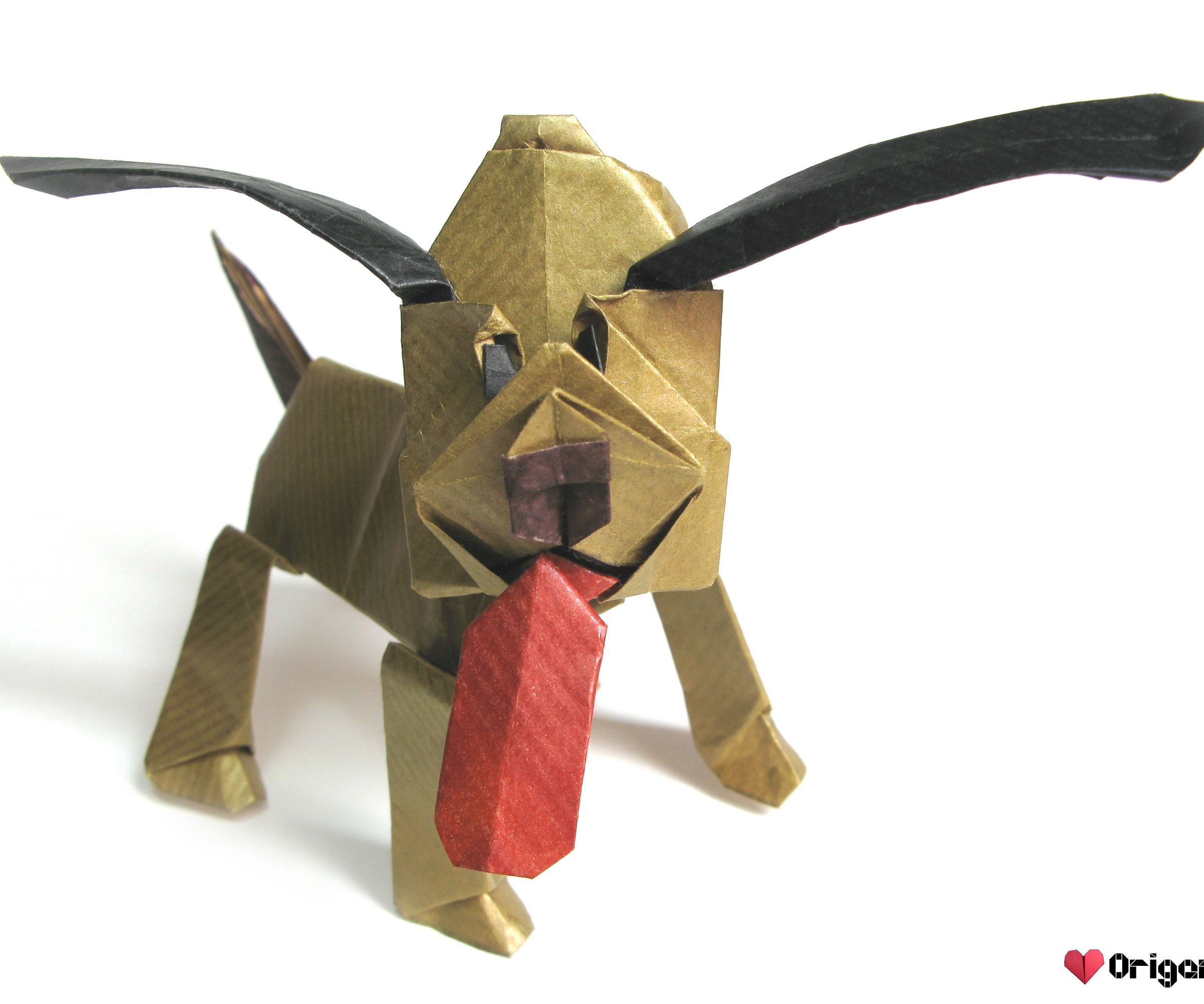 Origami Pluto the Dog