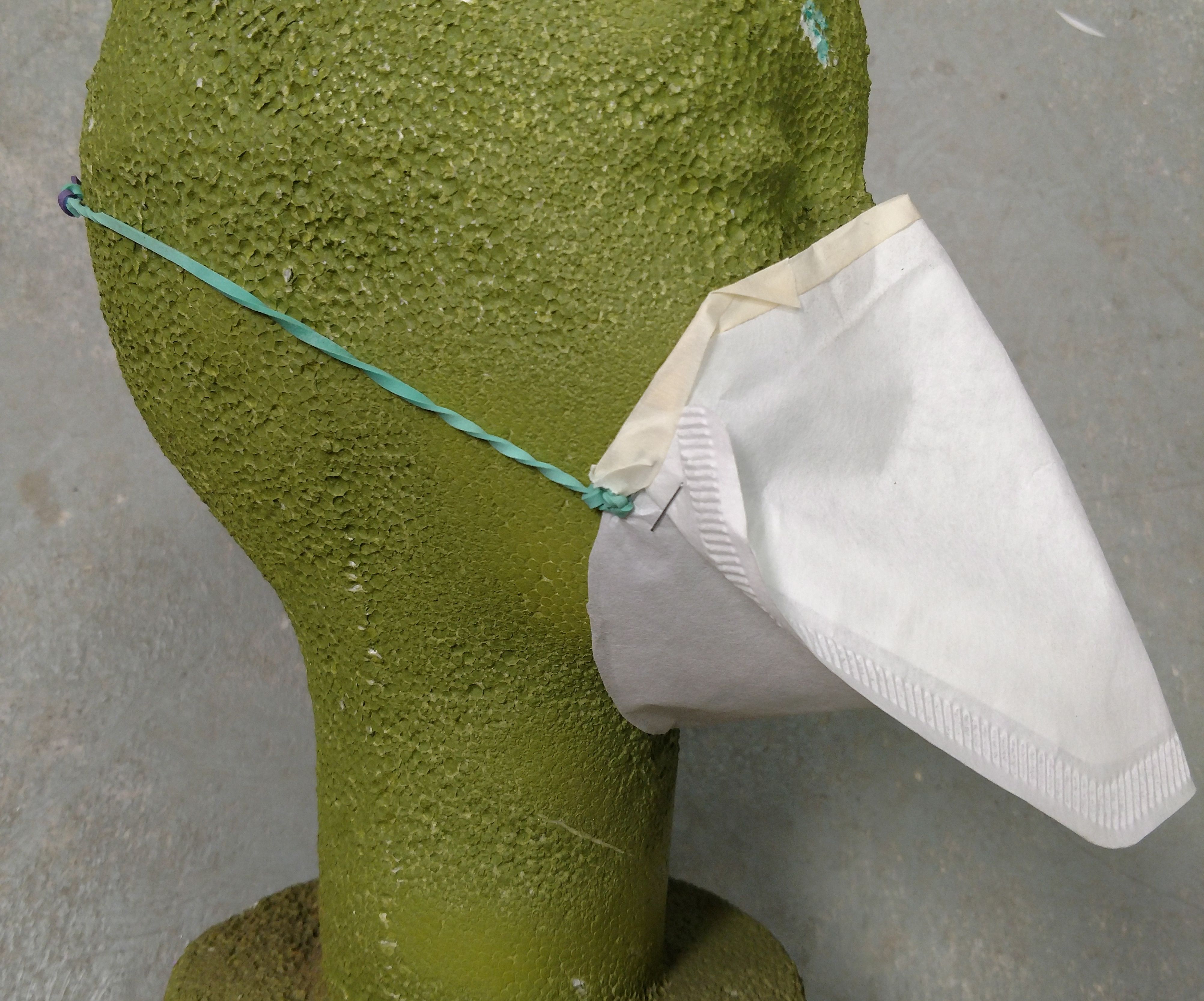 Coffee Filter Make-do Face Masks 