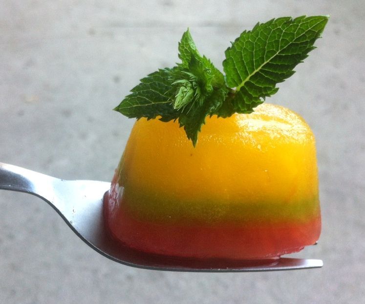 Rainbow Ice Cube