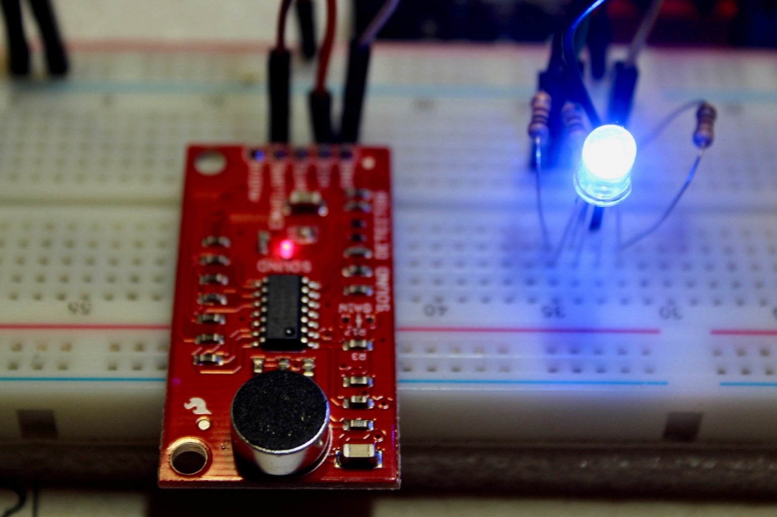 Sound Decibel Multicoloured LED Indicator : 5 Steps - Instructables