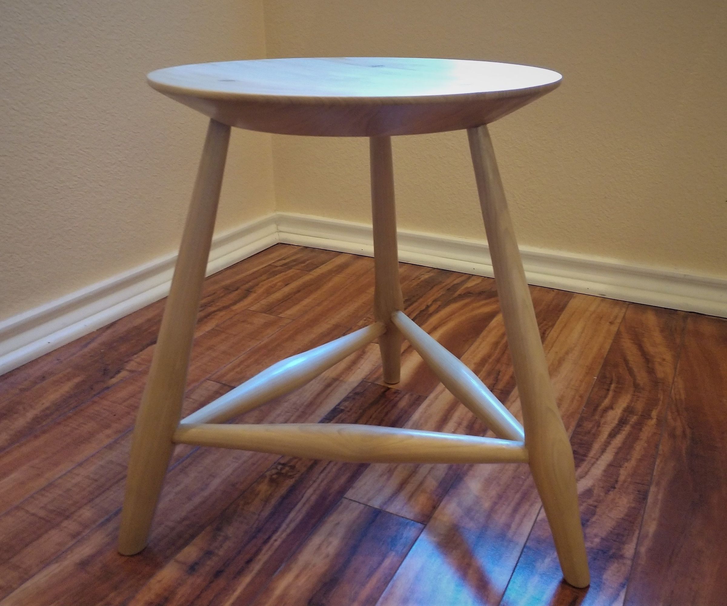 Forklift Blocking to Furniture: 3 Legged Stool