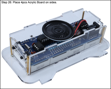Place 4pcs Acrylic Board on Sides