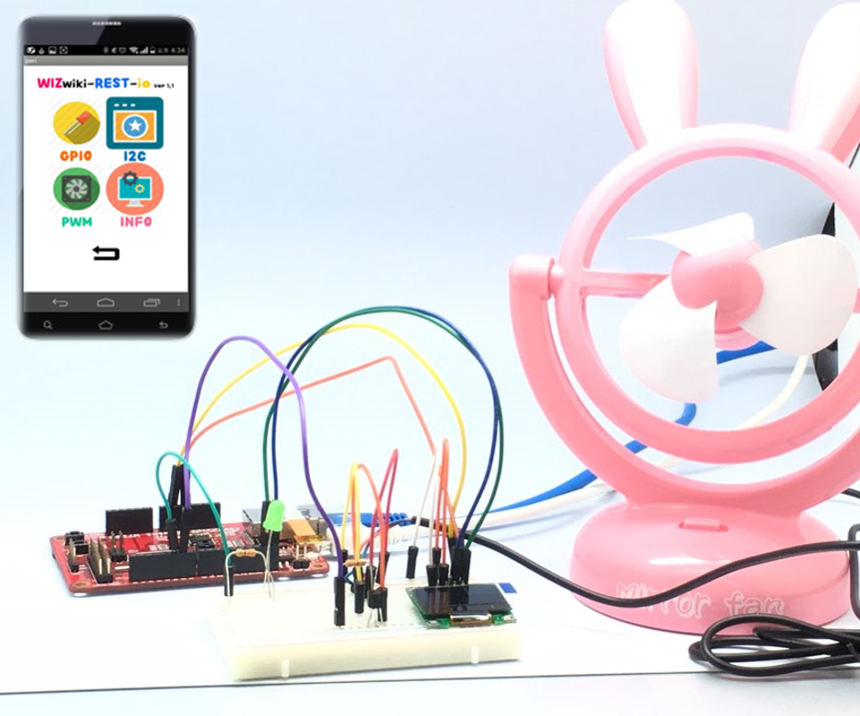 REST Platform With Android App for IoT Device
