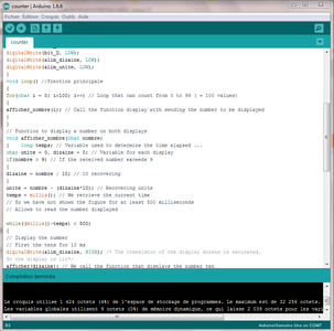 Counter (0=> 99) Using Arduino UNO and Two 7display Segmments : 3 Steps ...