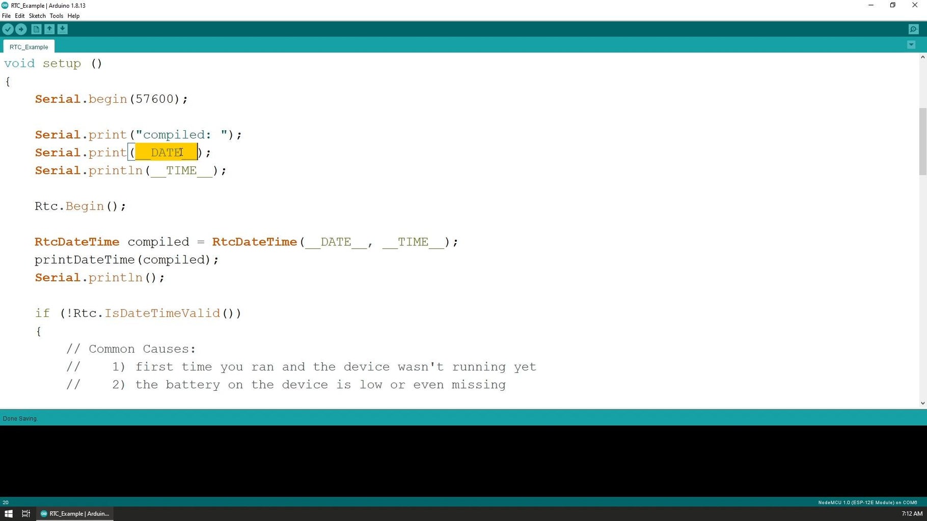 Real Time Clock Module With Arduino : 5 Steps Circuit Diagram