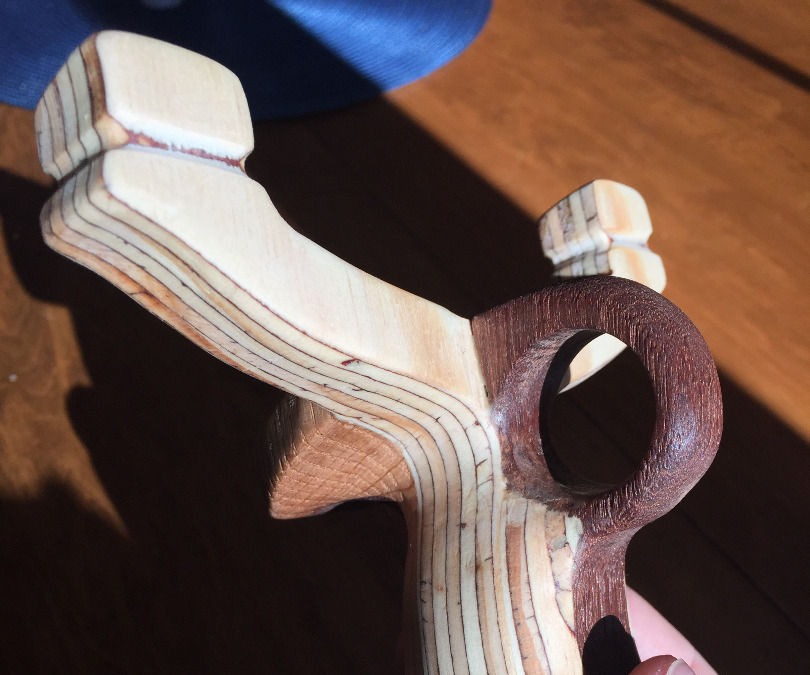 Powerful Laminated Wood Slingshot