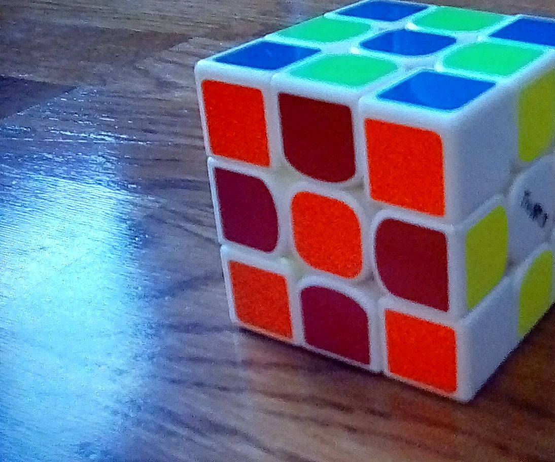 Chess Board on Rubiks Cube