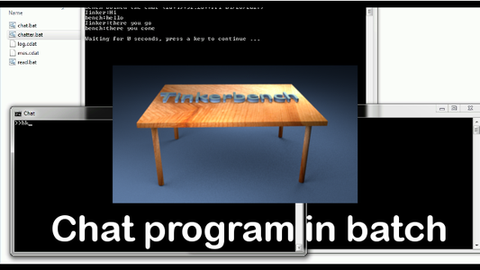 Simple Chat Program in Batch