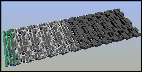 Step 4. the Caterpillar Track