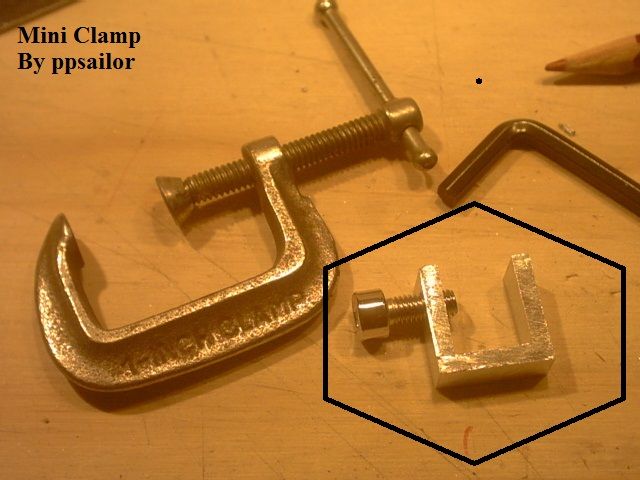 Mini Clamp.- Home made tool
