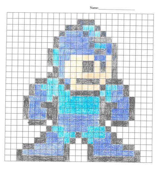 Pixel Art Grid Large Pixel Art Grid Gallery