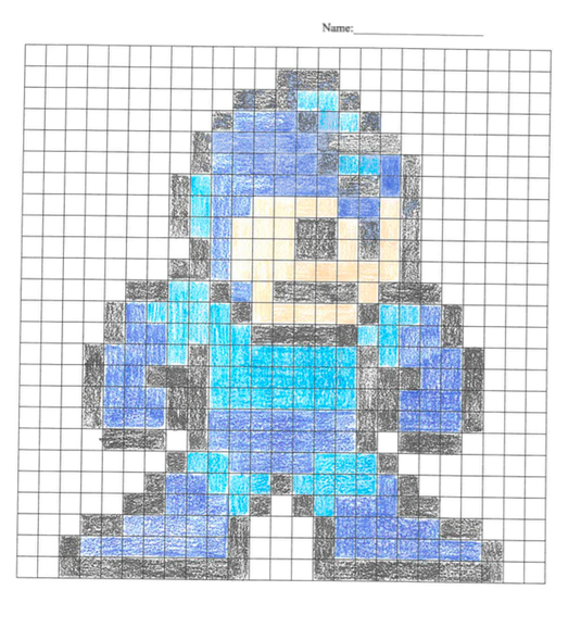 Easy Pixel Art Blueprint