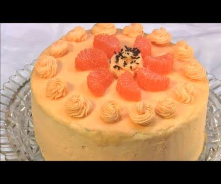 Coca-Cola Cake With Orange Crush Frosting