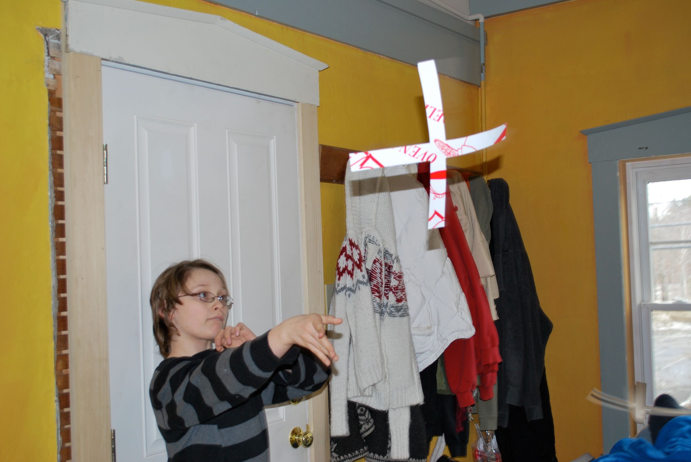 Recycled Pizza Box Boomerang