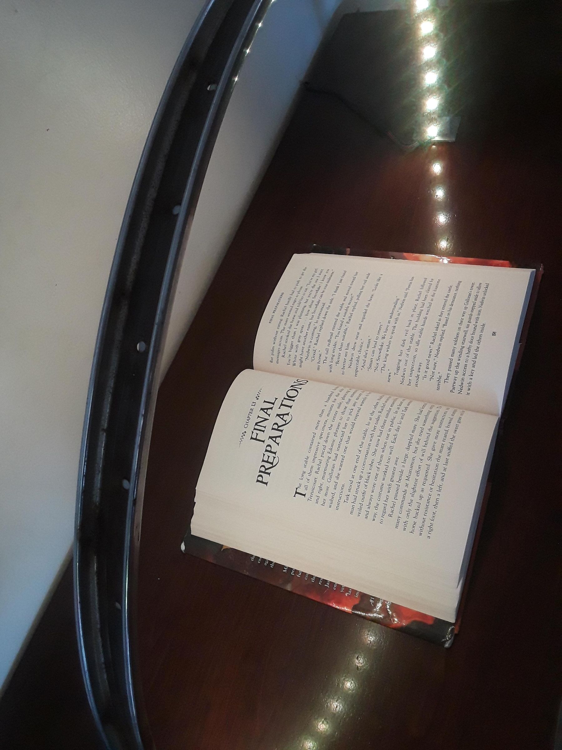 Tabletop Light From a Bike Rim 5 Steps Instructables