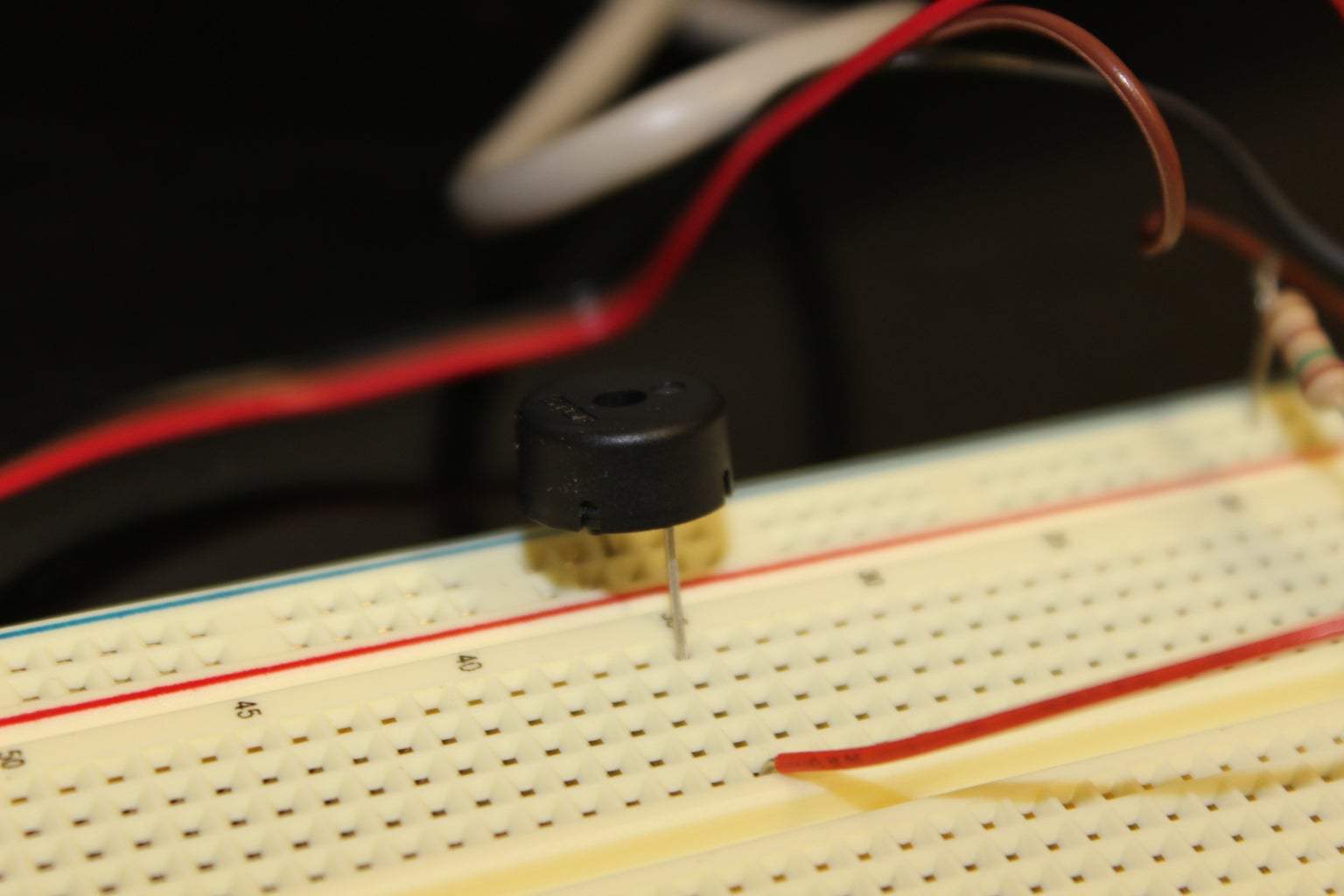 Connect the Piezo Buzzer to the Arduino