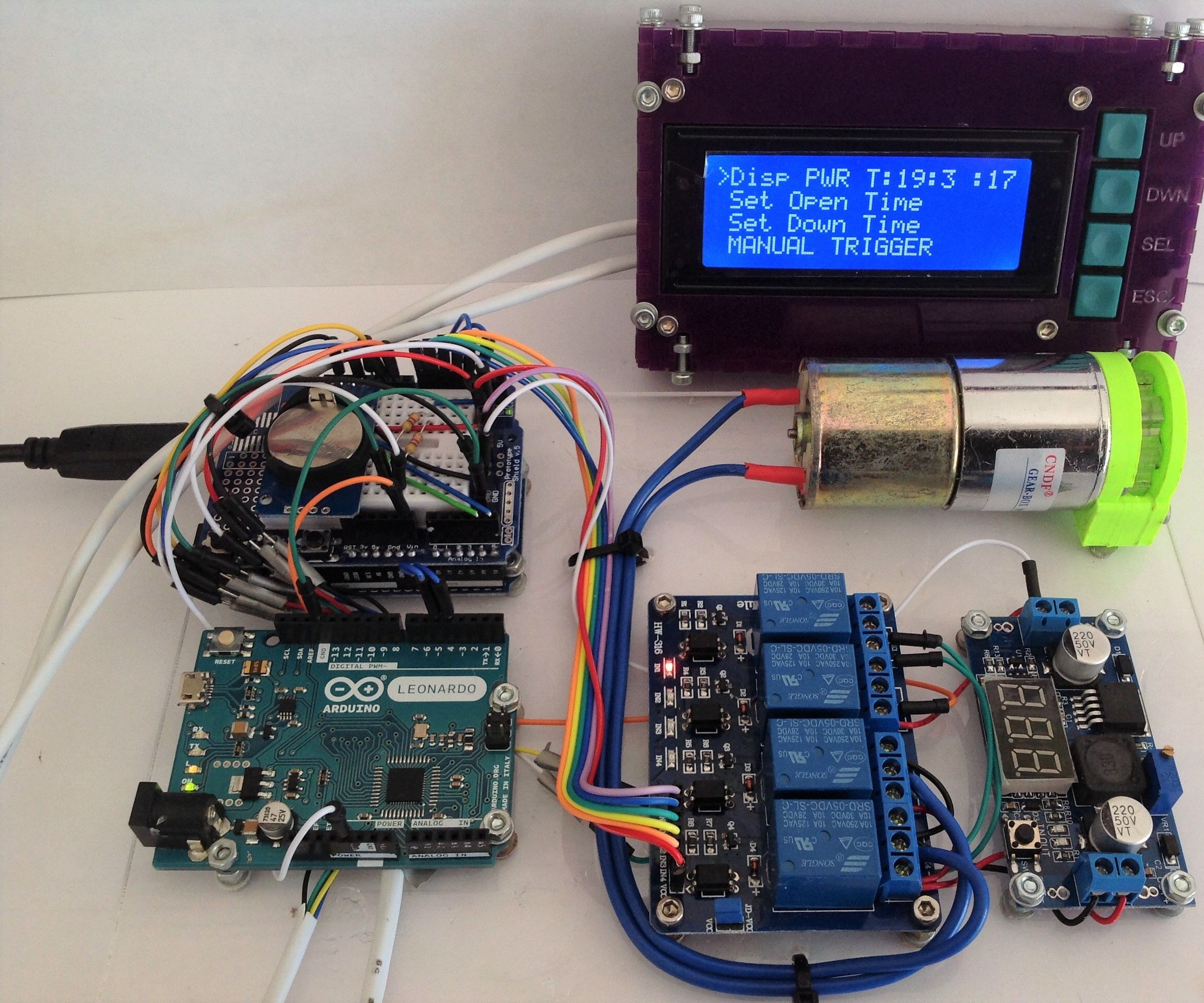 Programmable Automatic Blind Opener