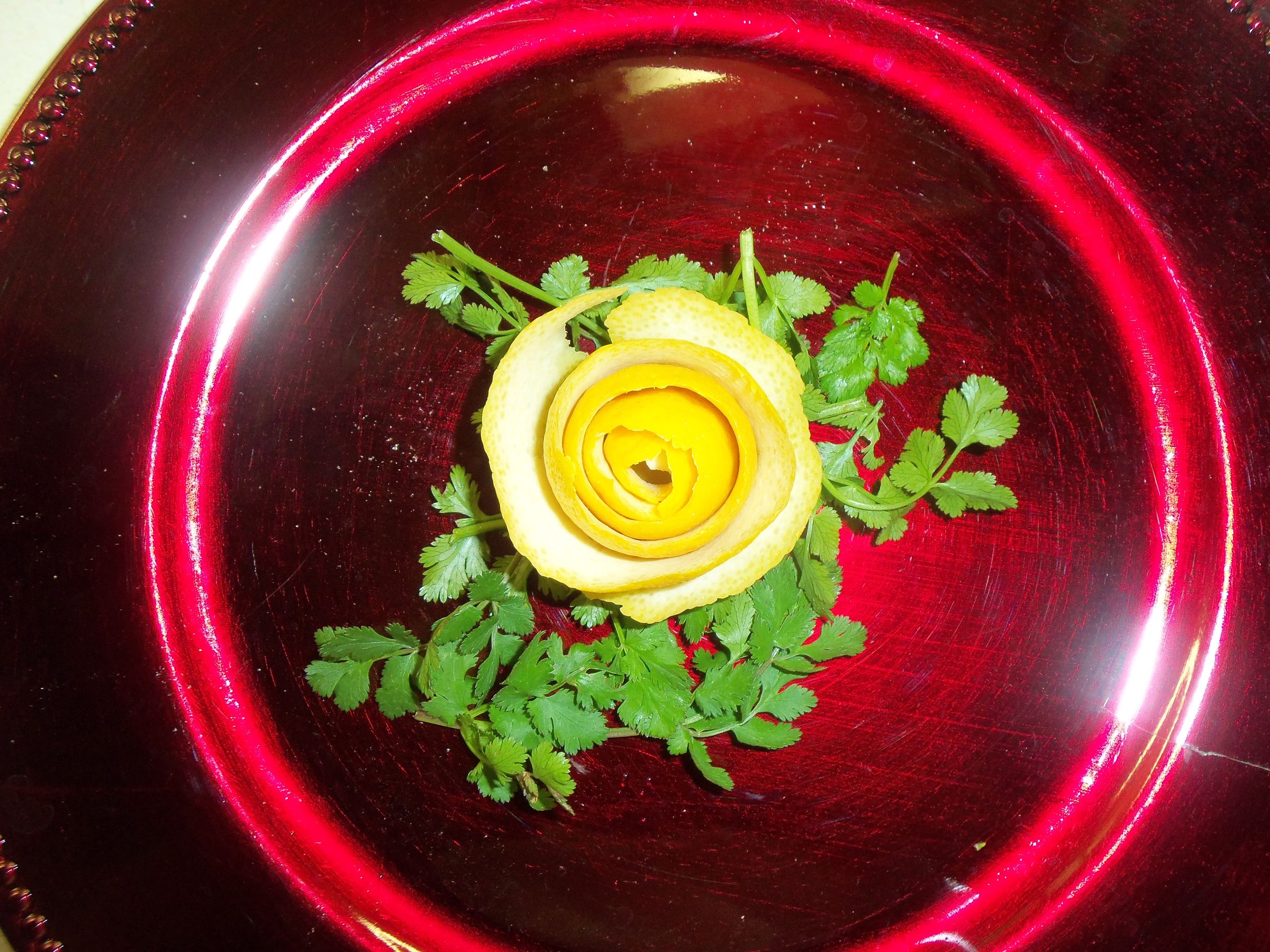 Decorative Lemon Rose