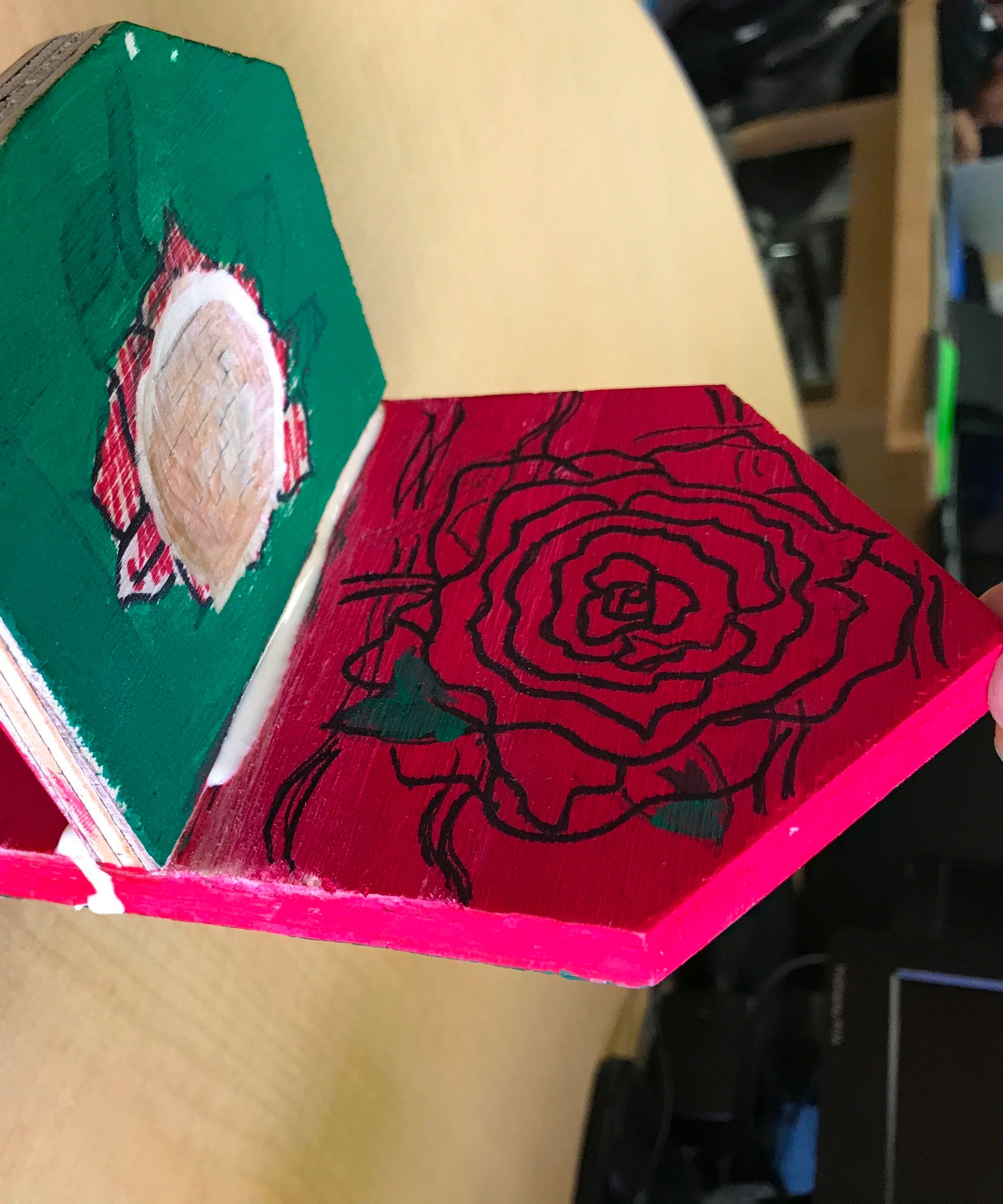 Wooden Humming Bird House