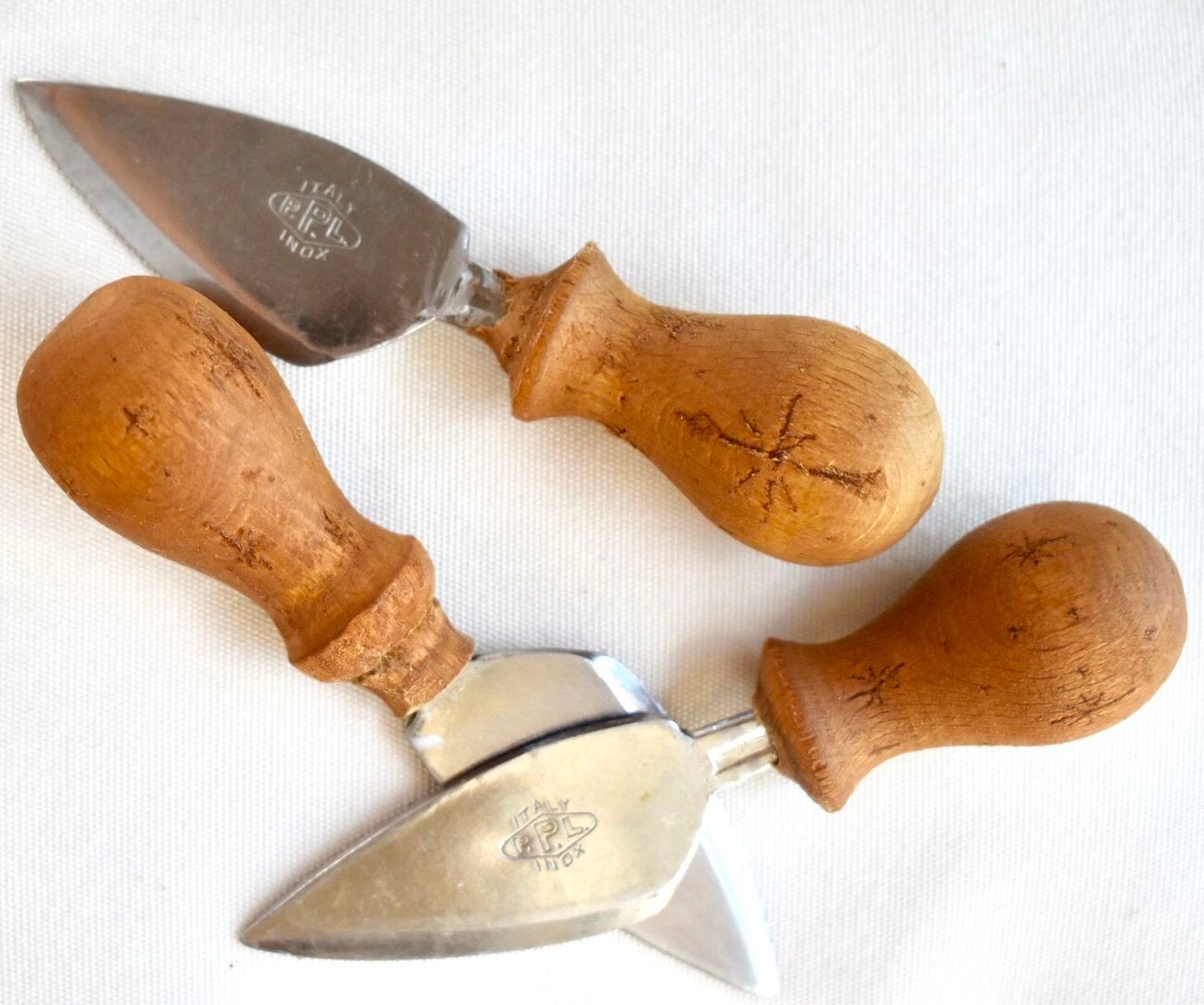 Hand Engraved Stars Into Cheese Knife