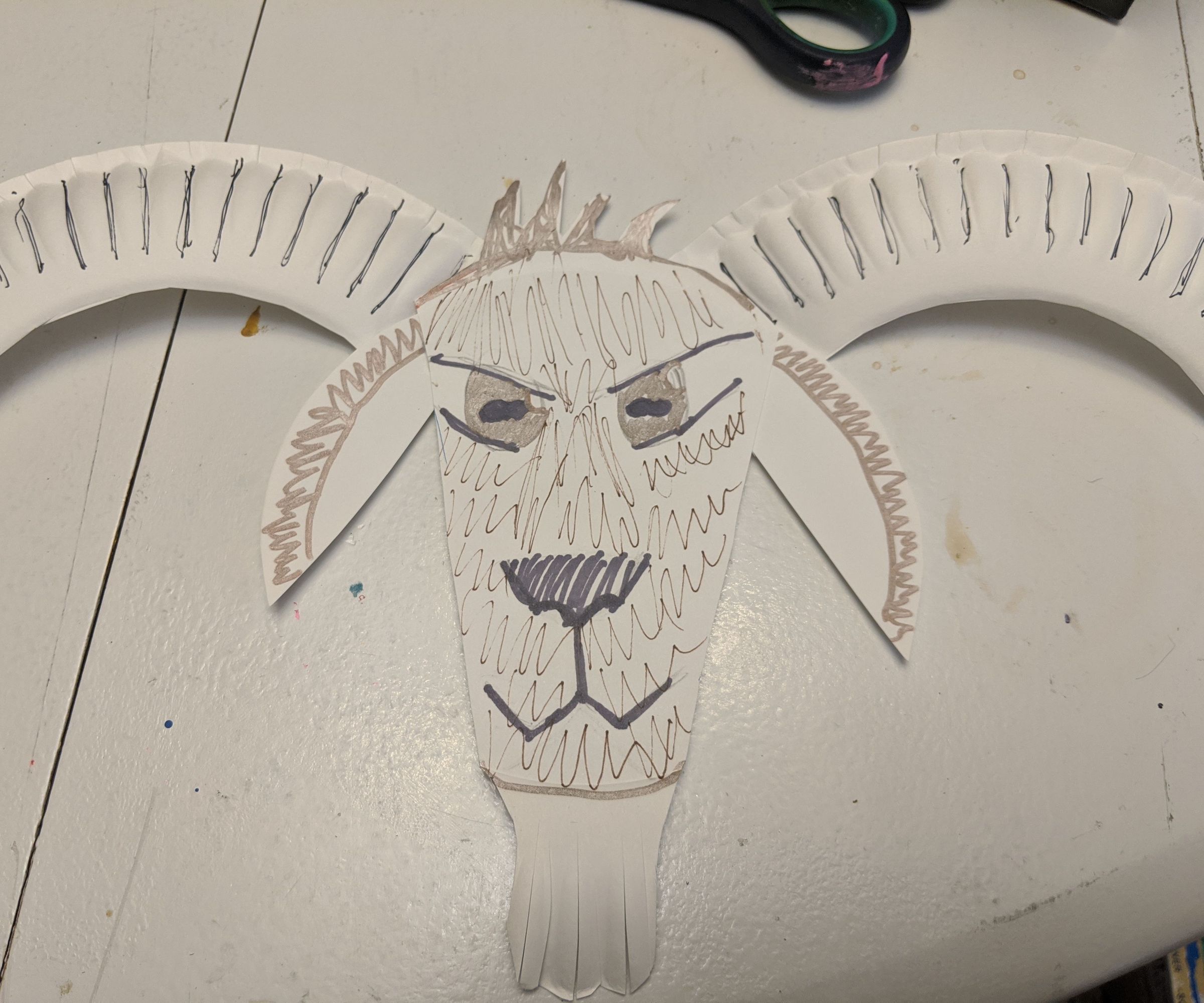 Paper Plate Ibex