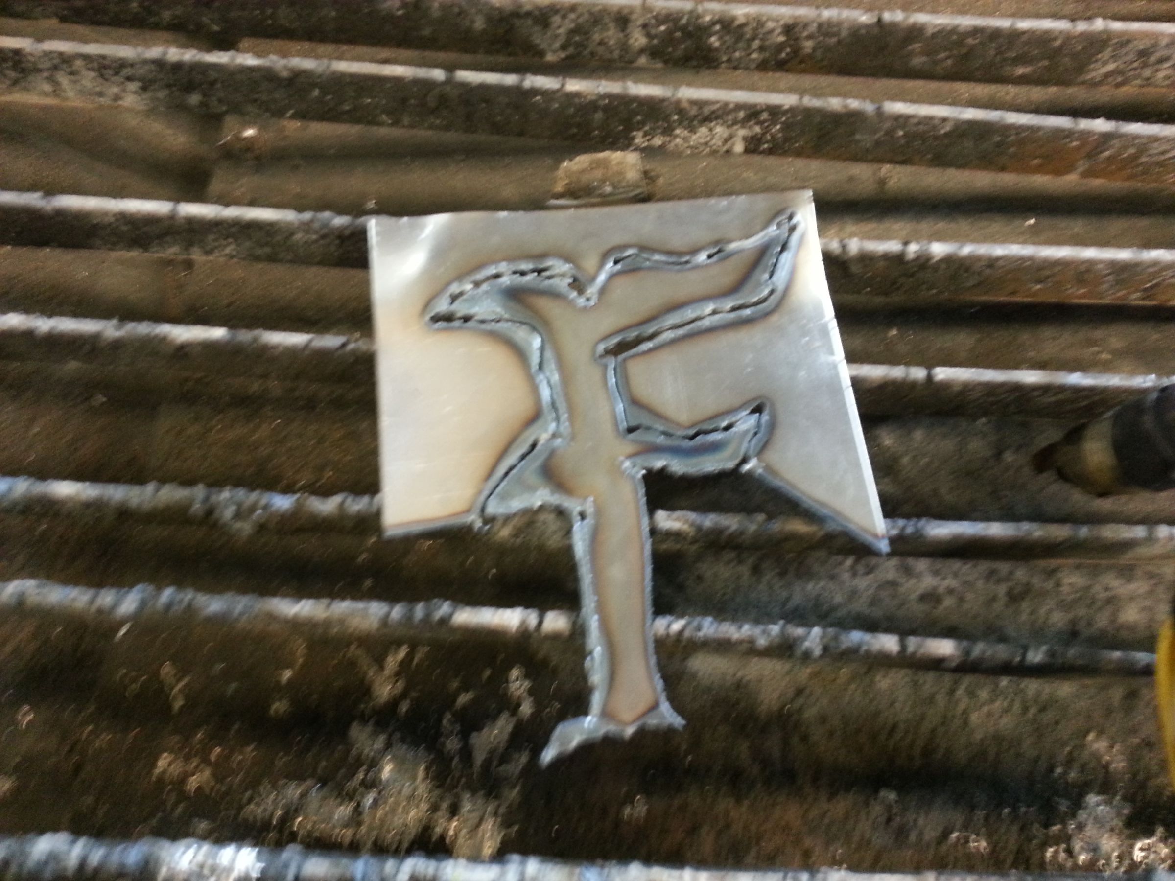 How to Plasma Cut Calligraphy Letters 8 Steps Instructables
