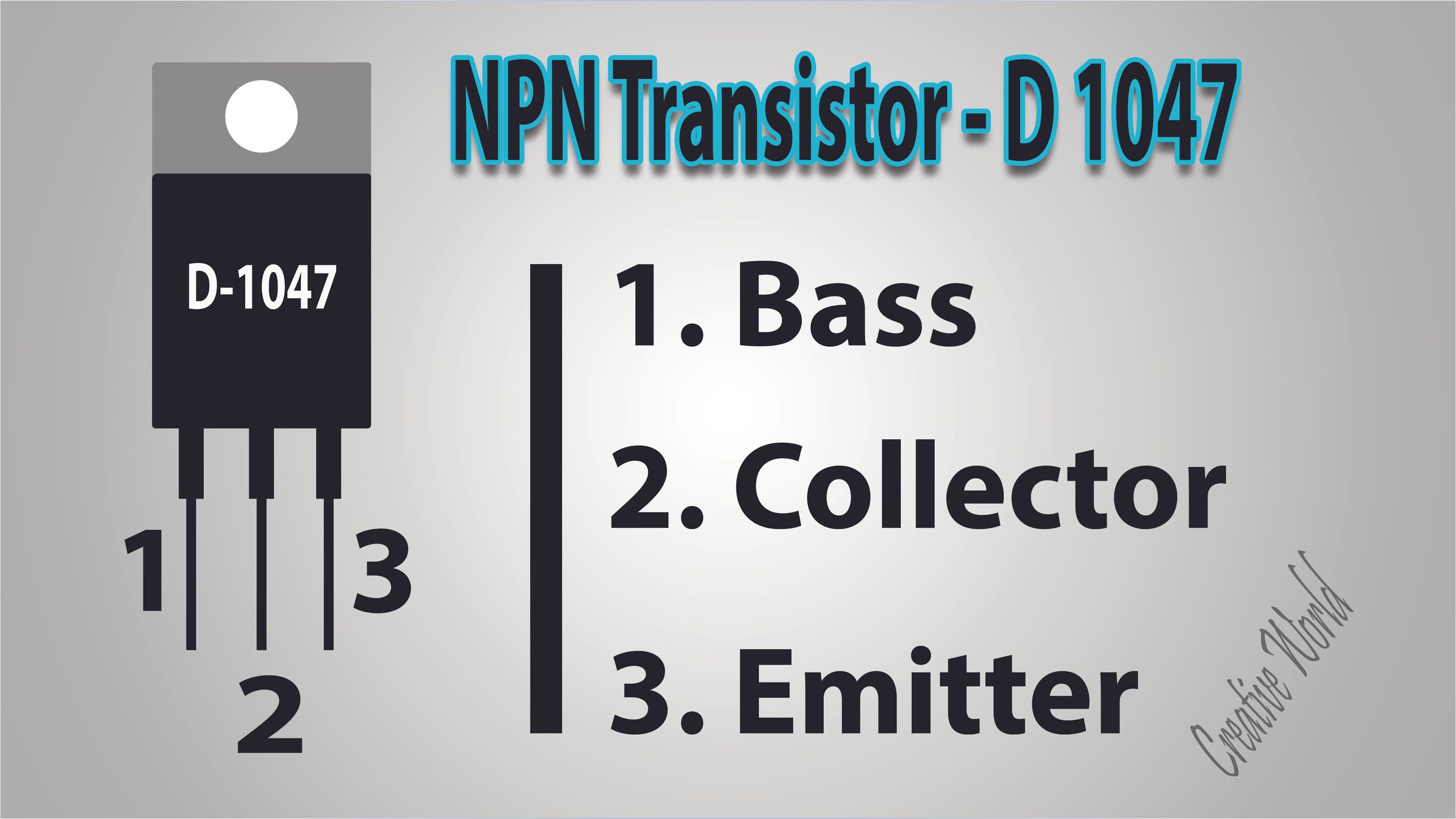 D1047 Transistor Pinout, Features, Equivalent, Applications