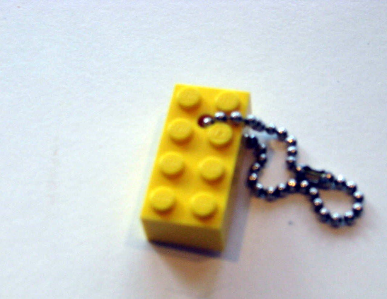 How to Make a Lego-Block Keychain