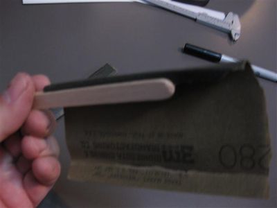 Size the Paper on the Stick