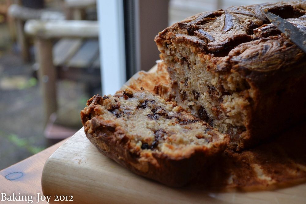 Chocolate peanut butter banana cake