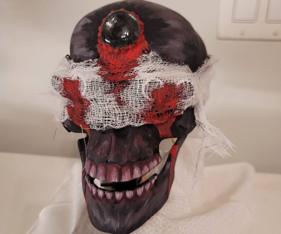 Arduino Controlled Object Following Halloween Skull