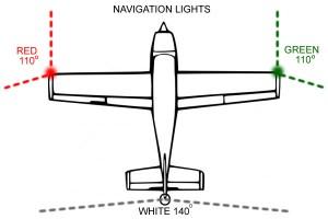 Tape Lights on the Wing