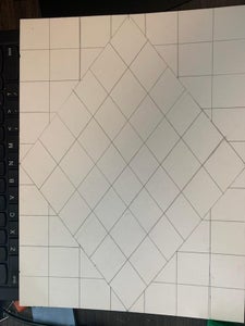 Fill in the Inside of the Diamond.