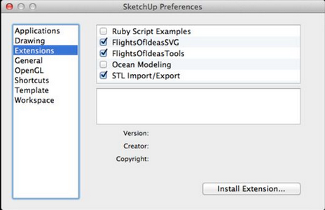 SketchUp and Plugins