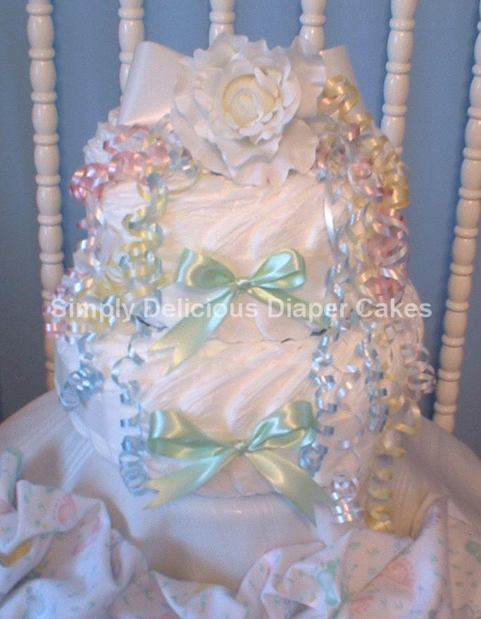 How to Make a Boutique Style Diaper Cake
