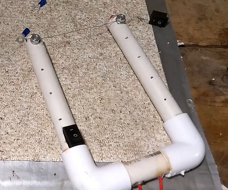 Foam Cutter From a Broken Hair Dryer