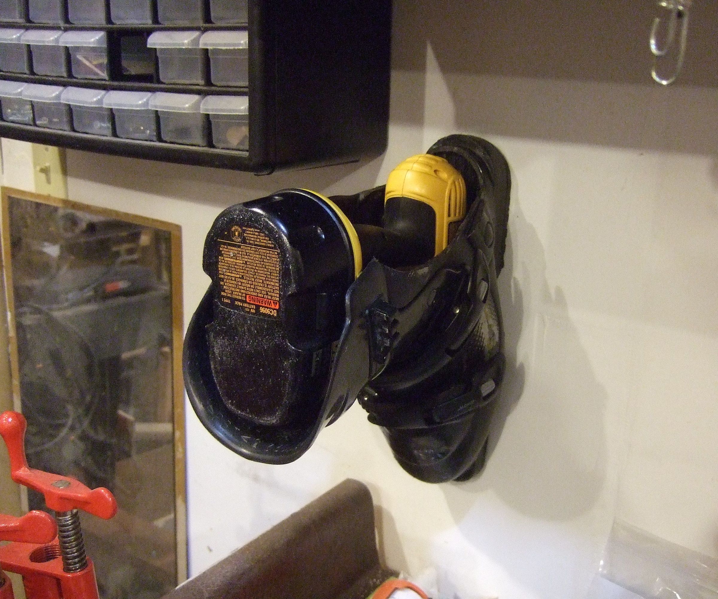 Wall Mounted Ski Boot Drill Holder