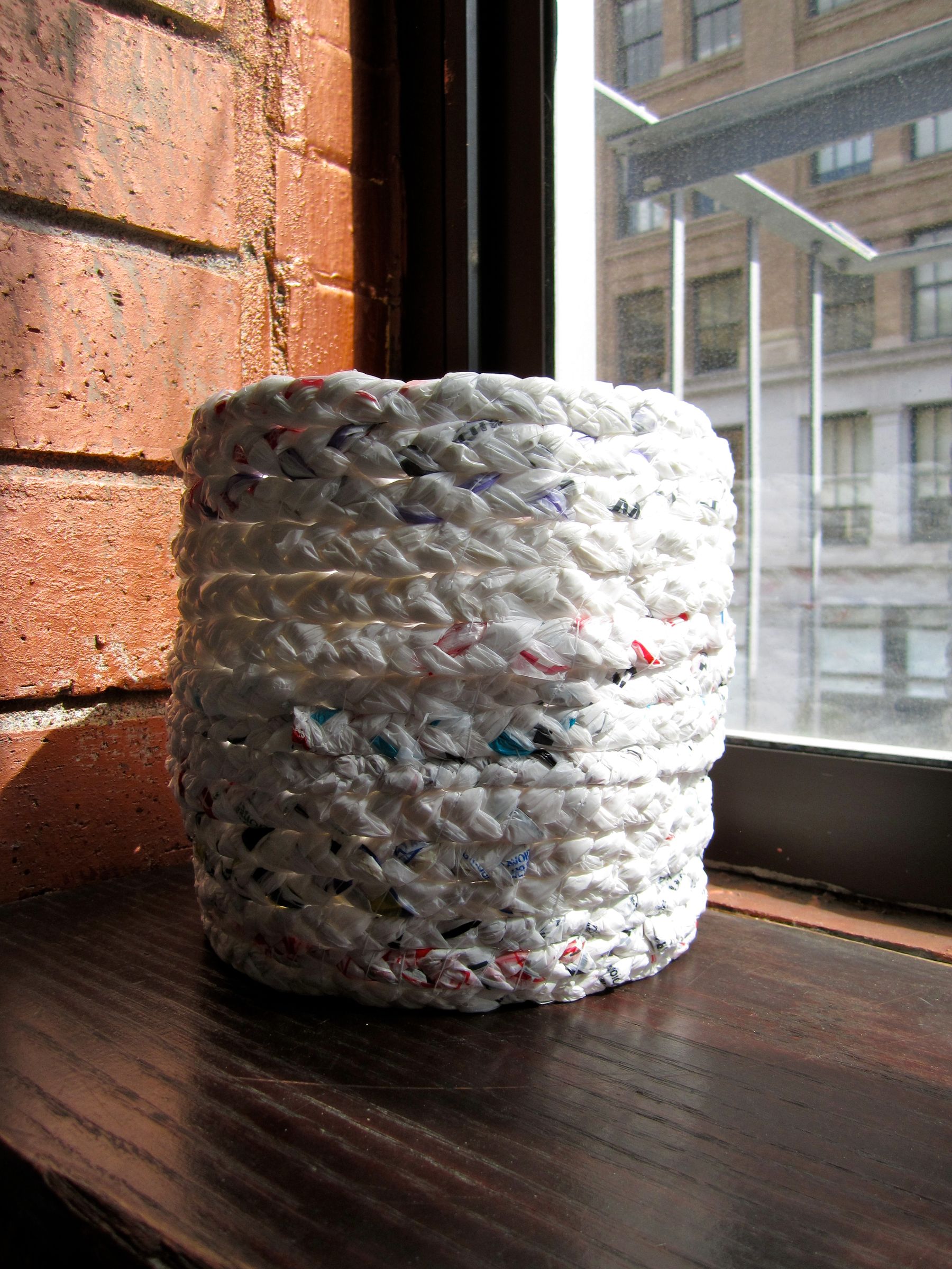 Make a Basket Out of Plastic Bags 11 Steps (with Pictures) Instructables