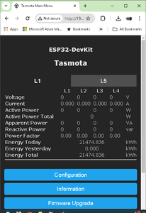 Configuration Changes in Tasmota