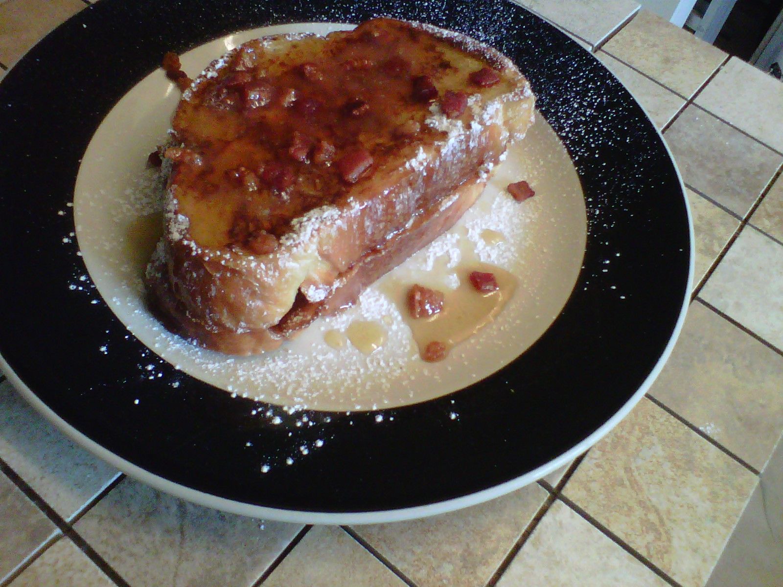 Bacon-Maple Mascarpone Stuffed French Toast