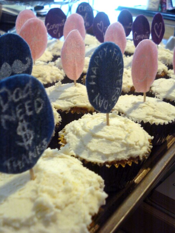 Celebration Carrot Cupcakes