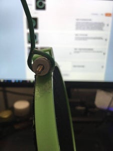 Attach the Wire to the Embroidery Hoop