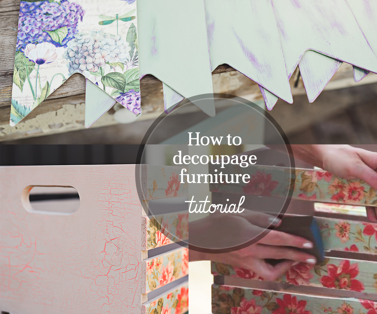 How to Decoupage Furniture