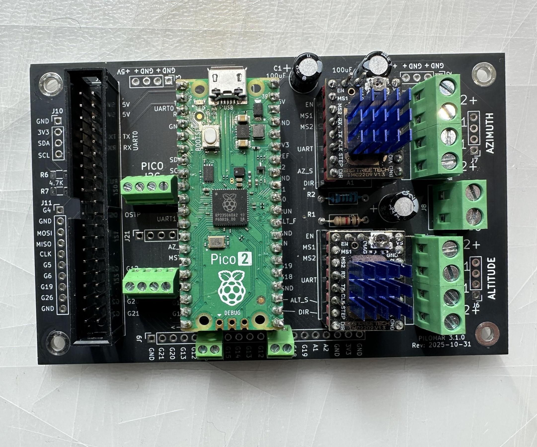 Pi-lomar - TMC2209 & Pico2 Motor Controller Upgrade