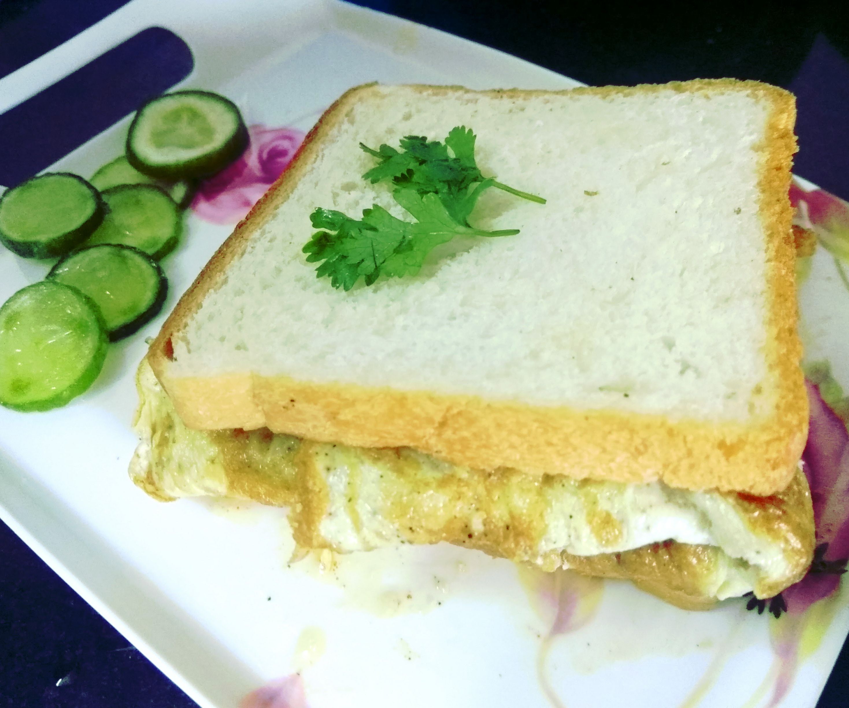 Bread Omelette Sandwich