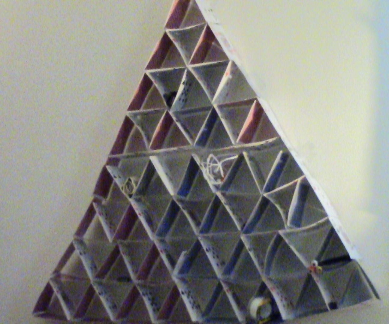 Card Pyramid Stuff Holder