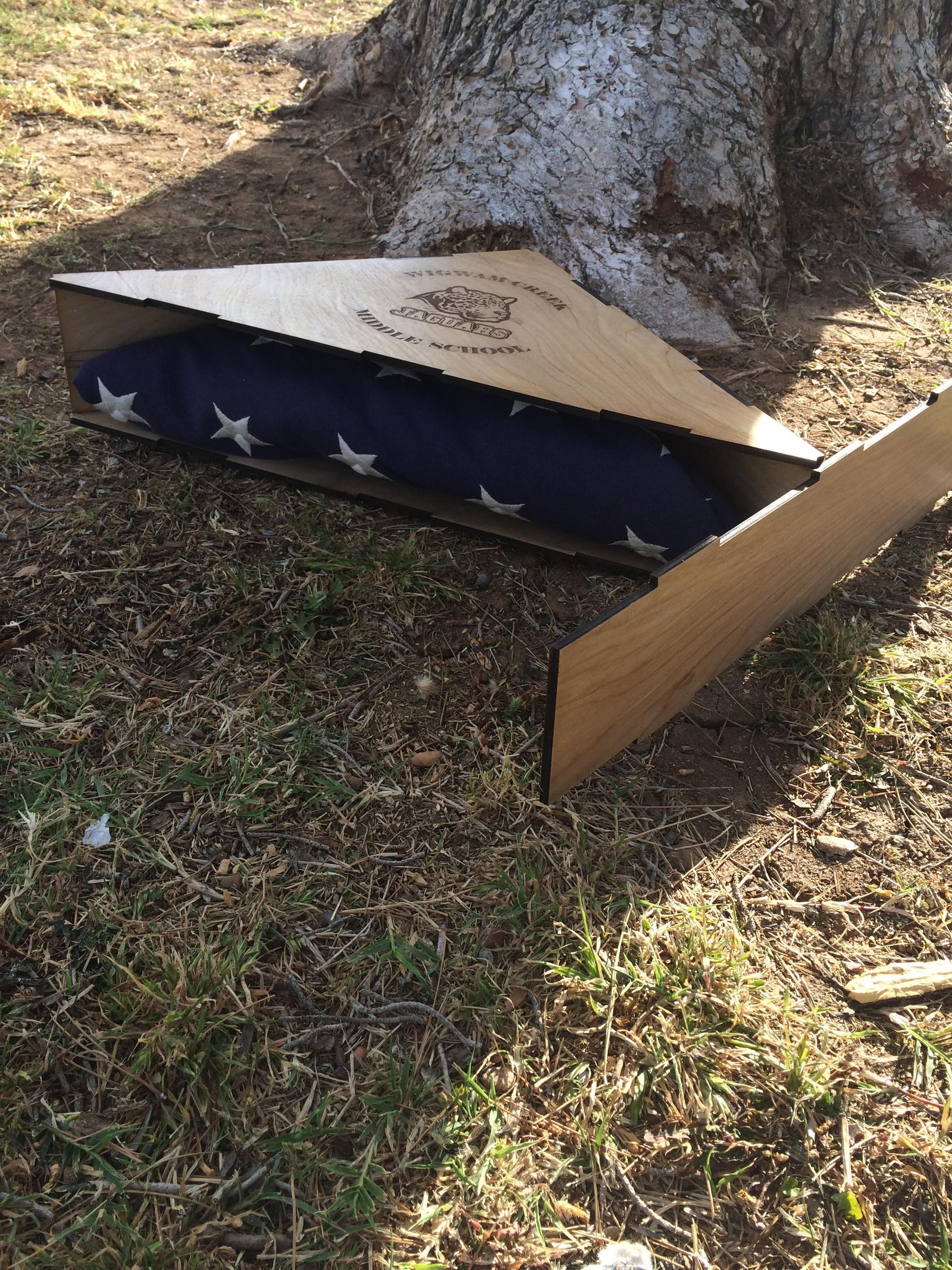 Custom Designed Flag Burial Case 7 Steps Instructables